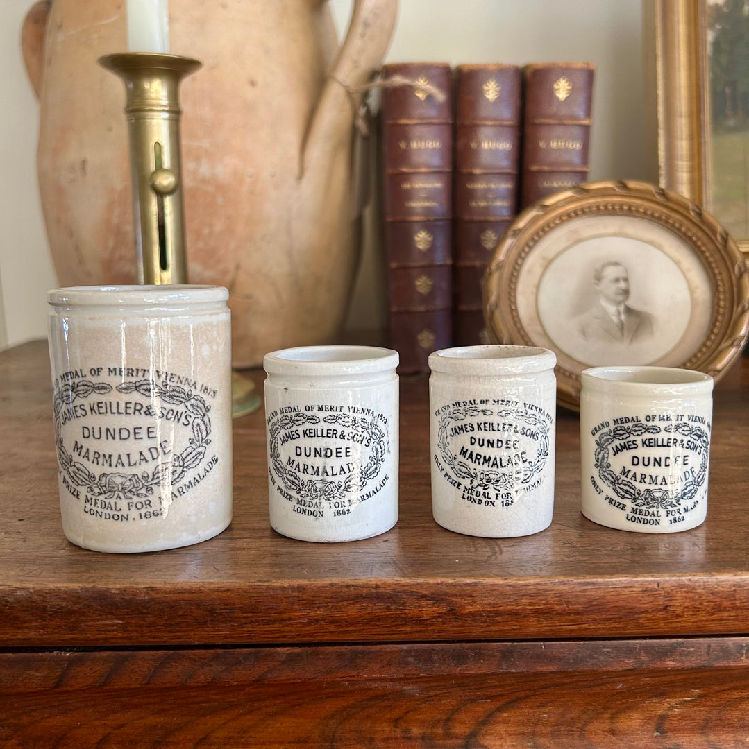 Rare Miniature “Train Pot” — James Keiller & Son Dundee Marmalade, c.1880s