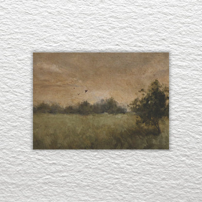 Birds in flight (framed) 5x7”