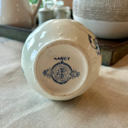 Antique ‘Nancy’ English Ironstone Vase”
