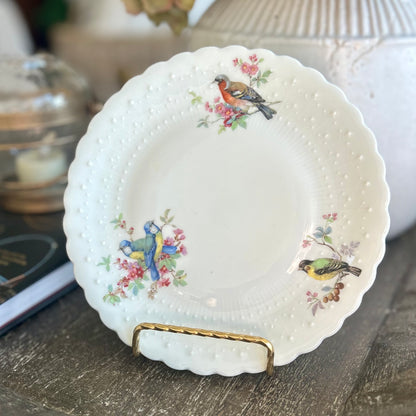 Georges Boyer Limoges Bird Plate
France, c. 1890–1910