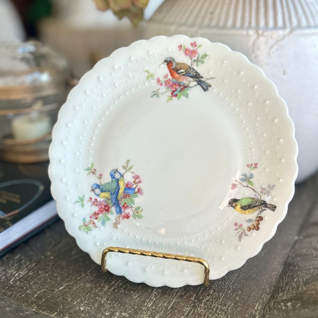 Georges Boyer Limoges Bird Plate
France, c. 1890–1910