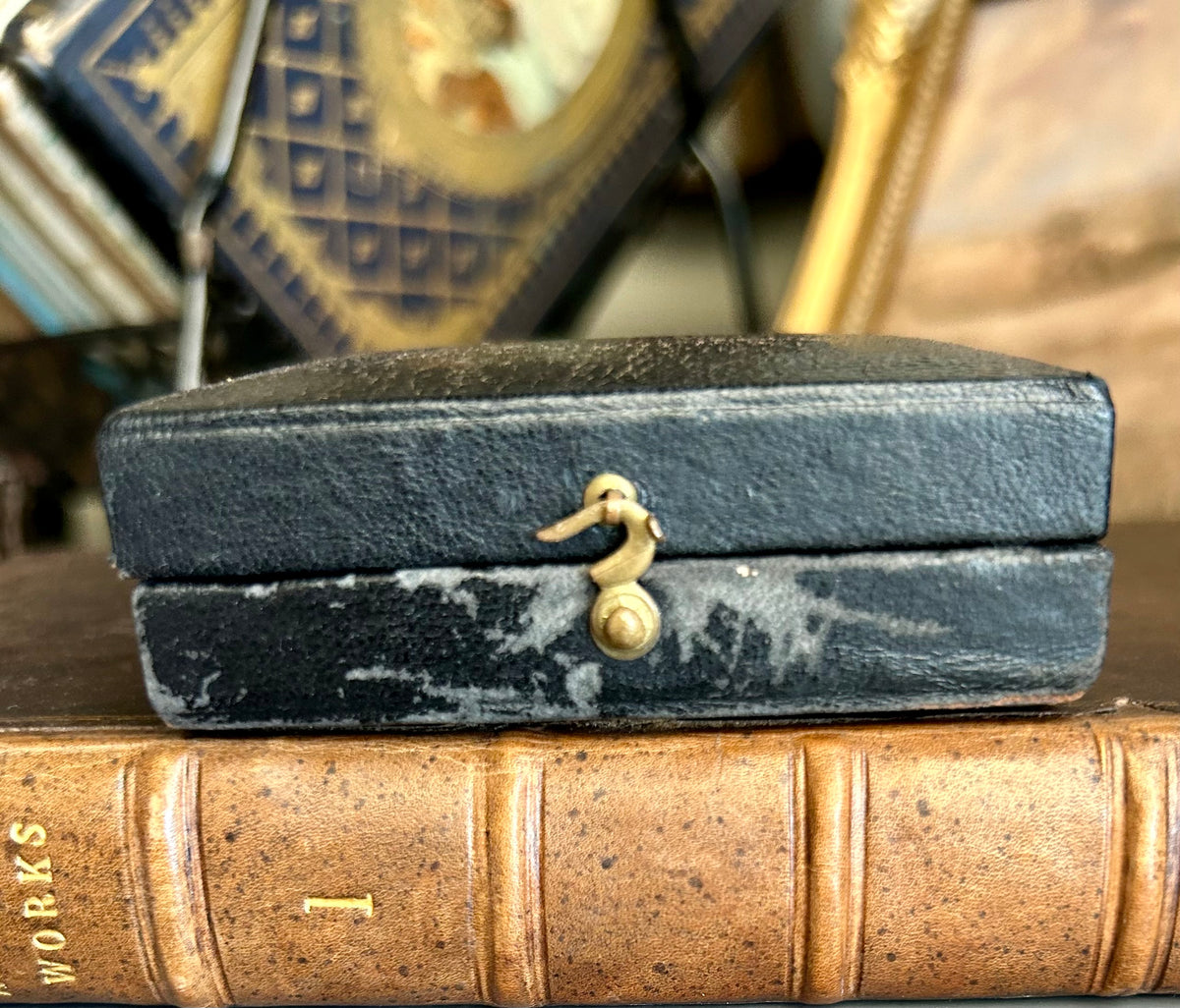 Antique Leather Mini Memory Box