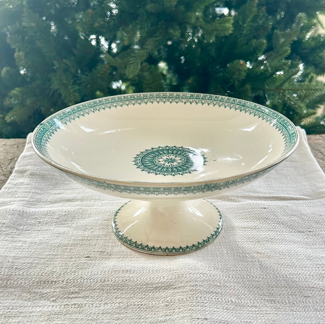 Antique French compote - creil et montereau