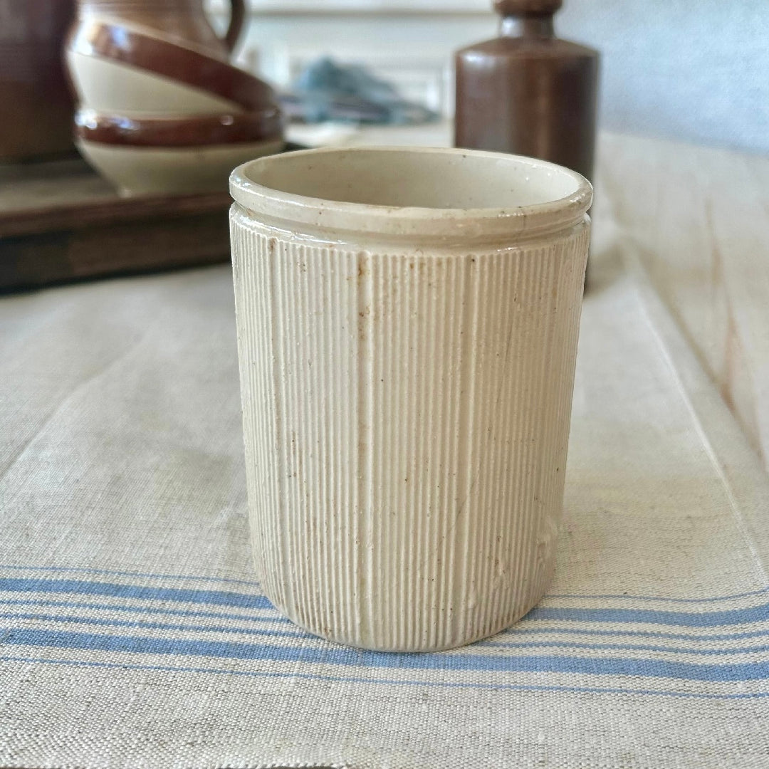 Vintage Stoneware Preserve Pot