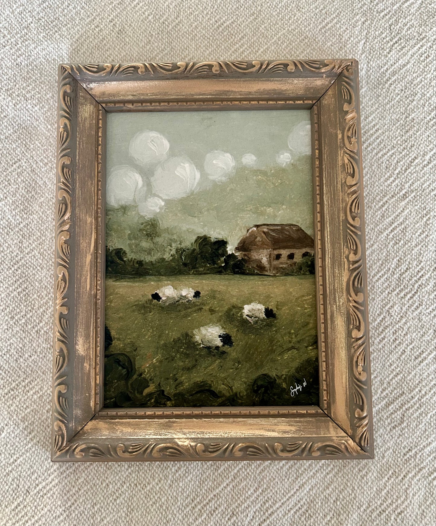 "The Shepherd's Cottage" Fine Art Print (framed)