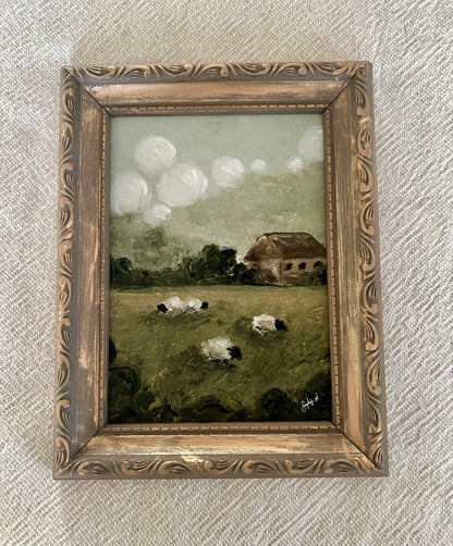 "The Shepherd's Cottage" Fine Art Print (framed)