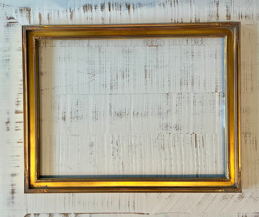 New - Vintage Style - Solid Wood Gold Gilded Frame
