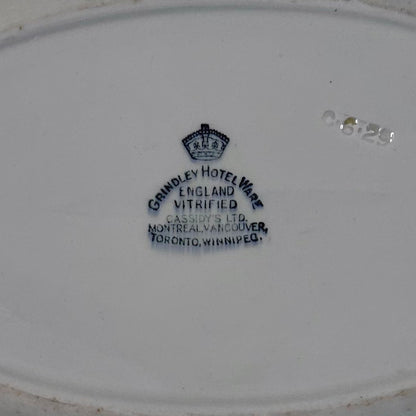 Vintage Grindley Hotelware Oval Platter – England
