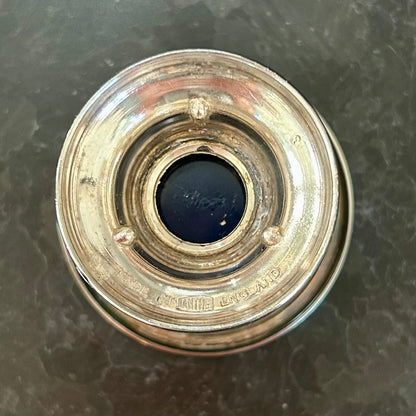 Vintage Ianthe silverplate condiment set