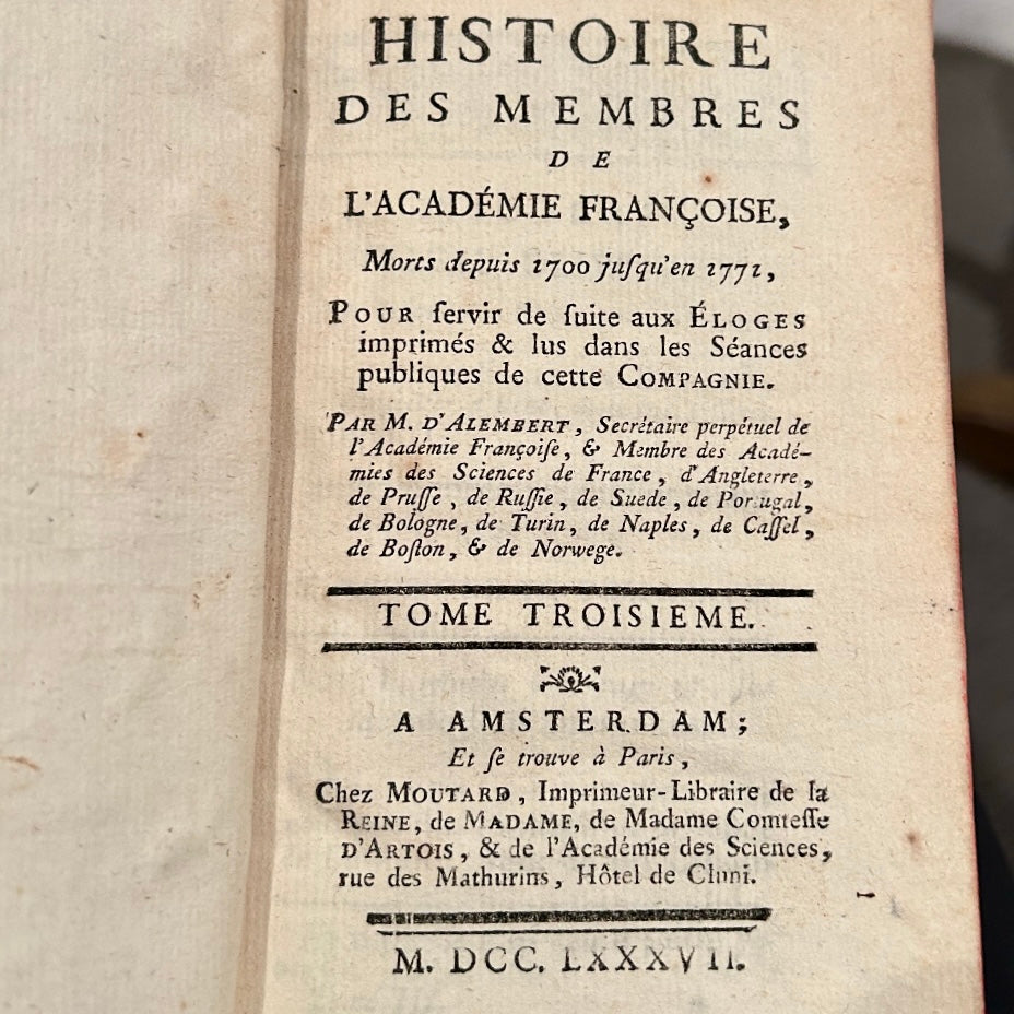 18th-Century French Enlightenment Volumes
