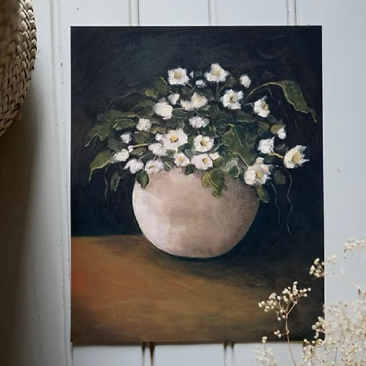 Floral still life (framed) 8x10”