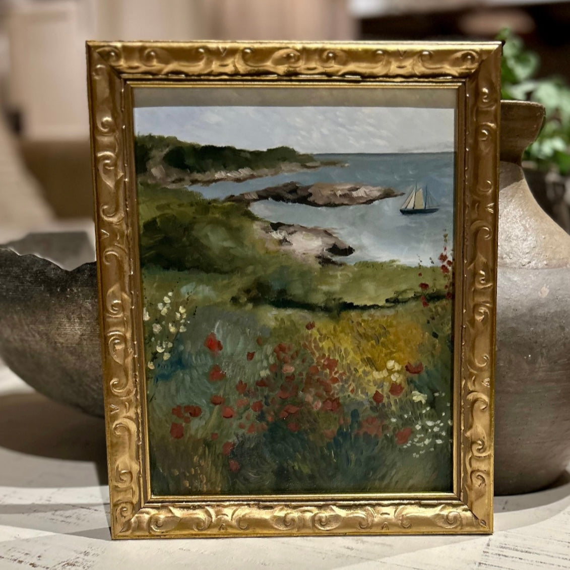 Celia Thaxter’s garden (framed)