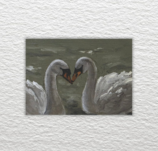 “the swans embrace” (Framed)