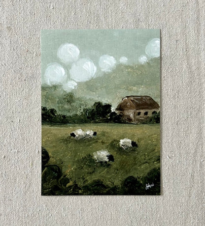 "The Shepherd's Cottage" Fine Art Print (framed)