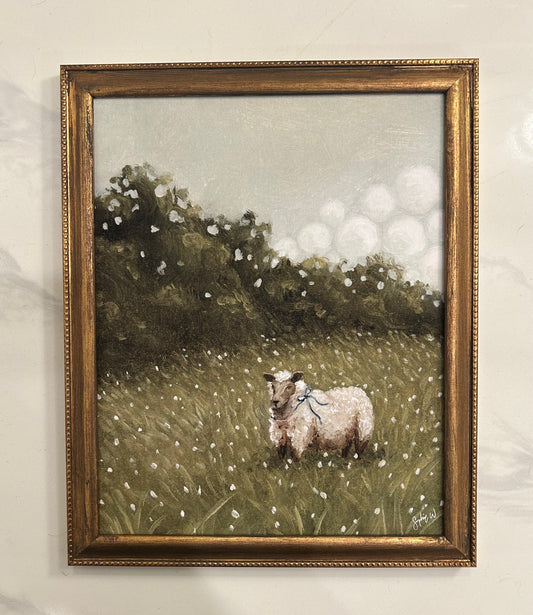 "Maybelle in the Meadow" Fine Art Print (framed)
