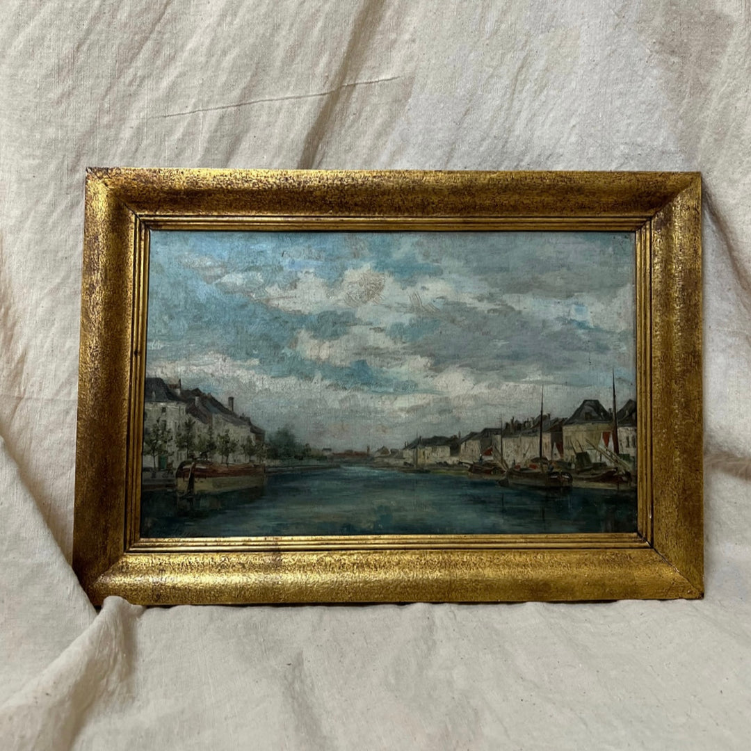 Le Port - Oil on Canvas