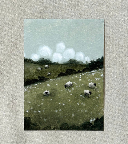 “Woolen Hills” Fine Art Print (framed) 5x7"