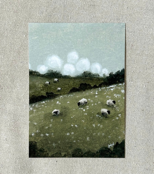 “Woolen Hills” Fine Art Print (framed) 5x7"