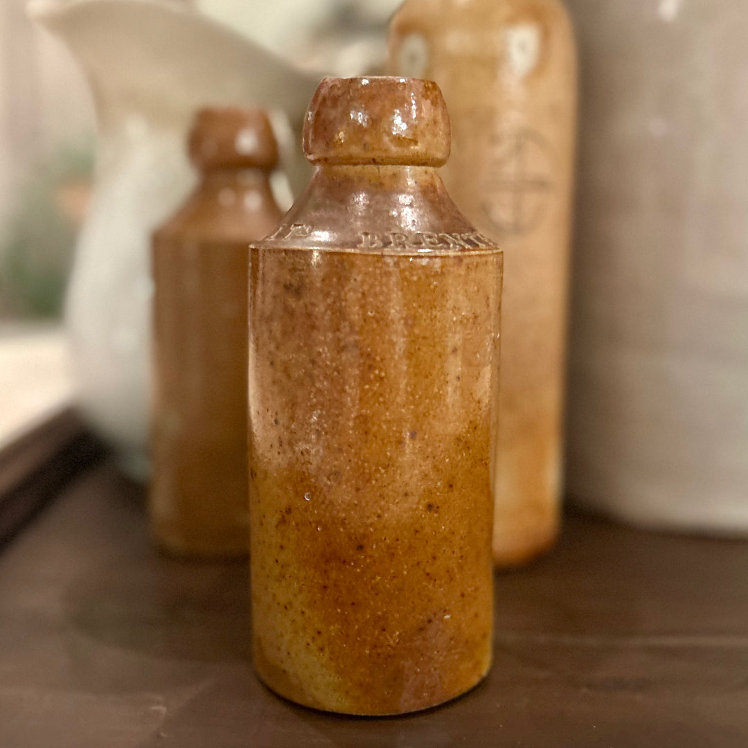 Antique English Stoneware Mineral Water Bottle – York. MW. Co Ltd, Brentford