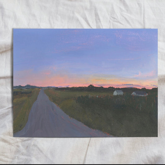 Homeward glow (custom frame) 12x16”