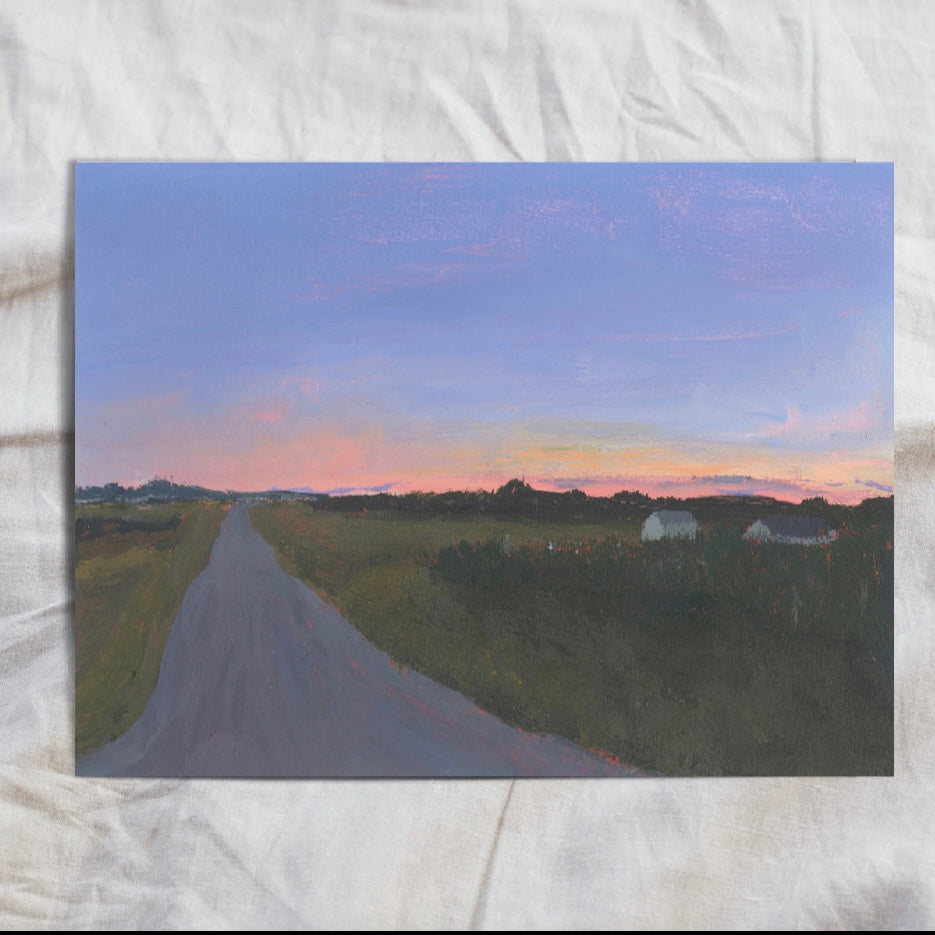 Homeward glow (custom frame) 12x16”