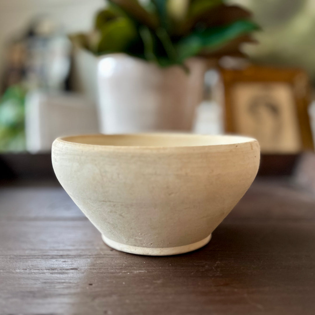 Vintage French Earthenware Bowl