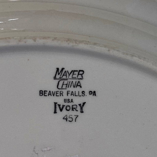 Vintage Mayer China Oval Serving Platter – Powder Blue