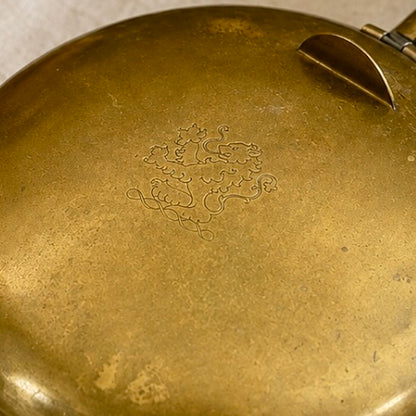 Vintage English Brass Silent Butler