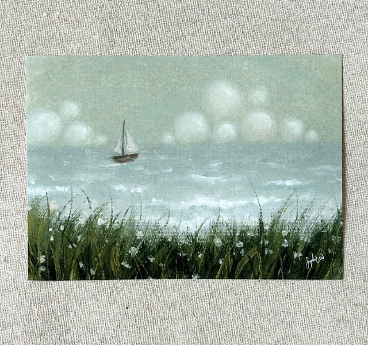 "Windward Sails" Fine Art Print (framed)