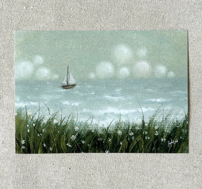 "Windward Sails" Fine Art Print (framed)
