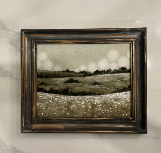 "Rolling Hills" Fine Art Print (framed) 8x10"