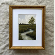 Quiet bend in french vintage frame