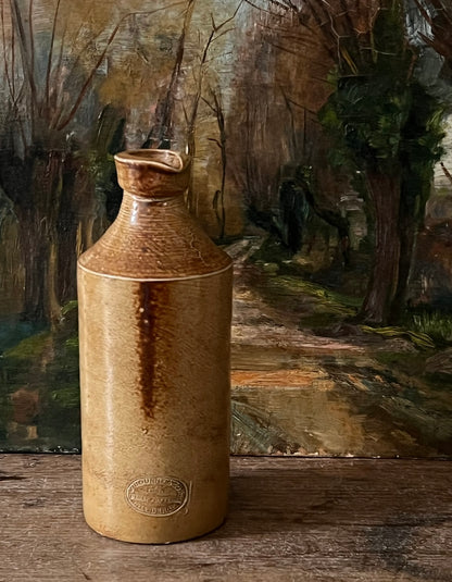 Antique Inkwell & Ginger Beer Bottles