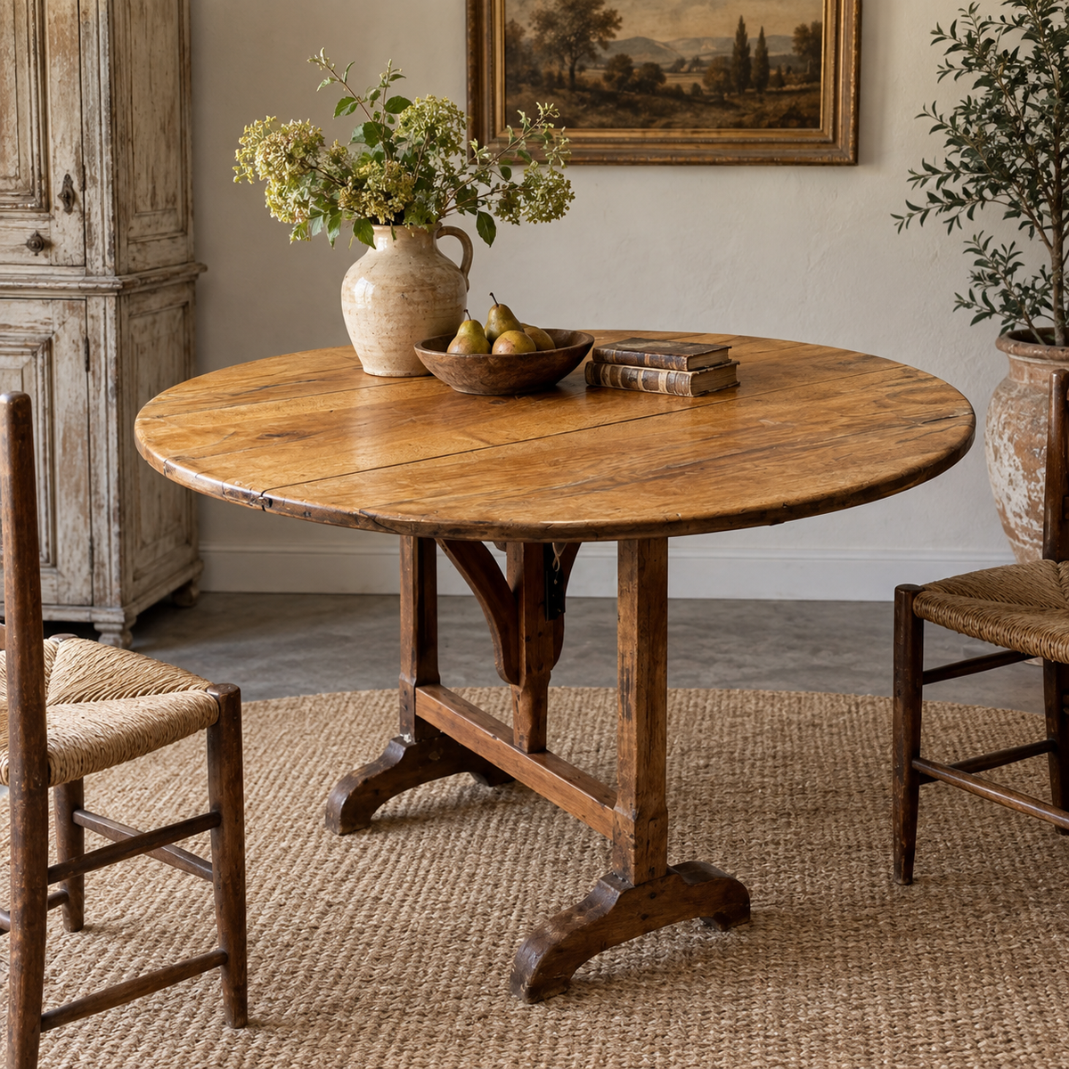 Antique French Vendange Wine Table | c. 1900
