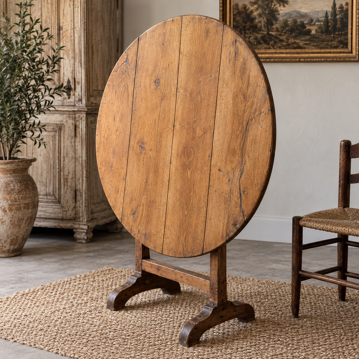 Antique French Vendange Wine Table | c. 1900