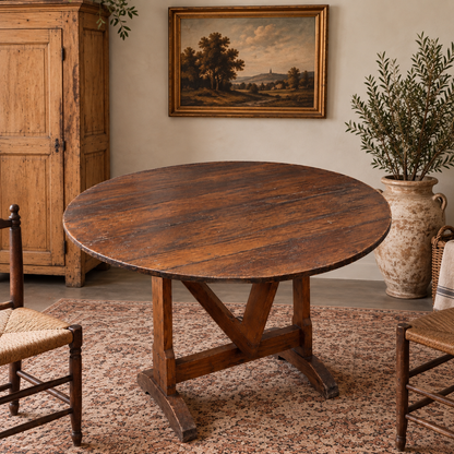 Antique French Folding Vendange Table France, circa 1850-1890