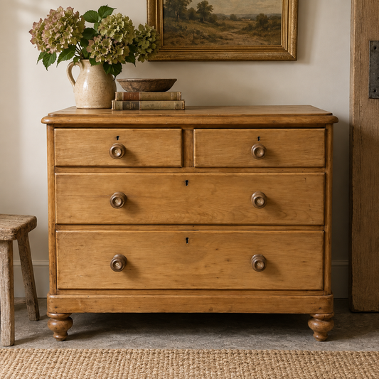 Antique Pine Chest of Drawers | c. 1880–1910