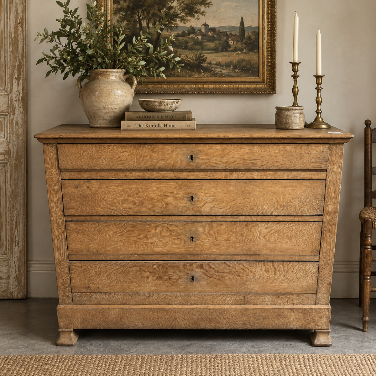 Antique Oak Chest of Drawers | c. 1900
