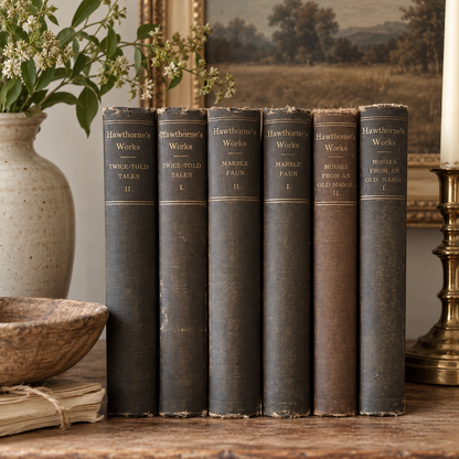 Antique Nathaniel Hawthorne Works – Set of Six, c. 1880s