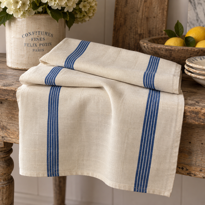 Vintage French Pure Linen Torchon
