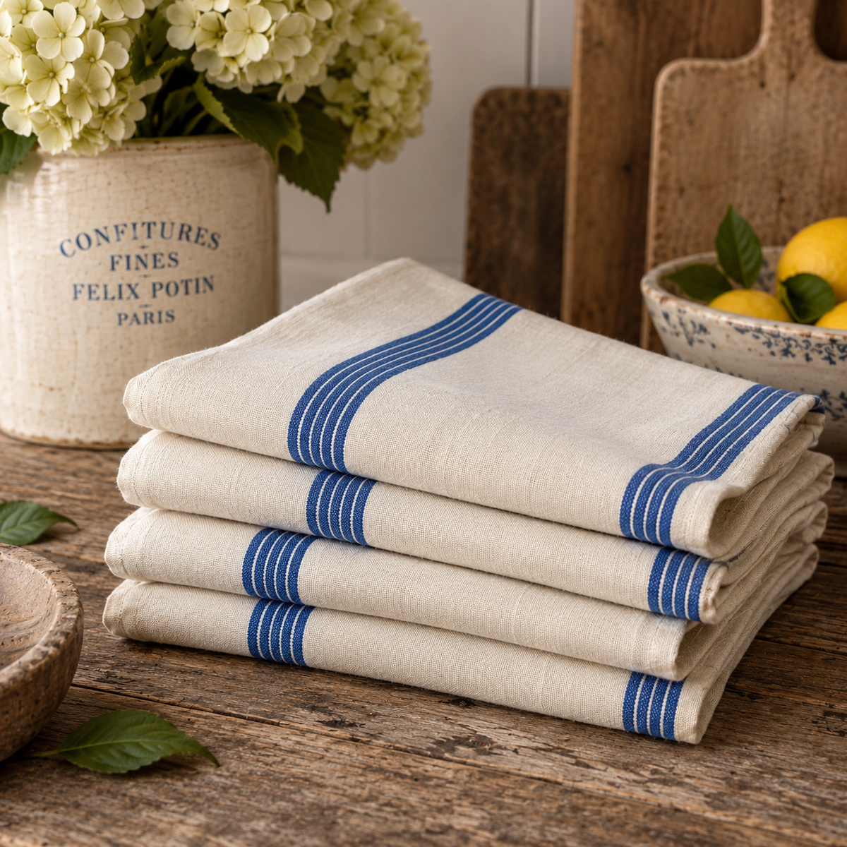 Vintage French Pure Linen Torchon