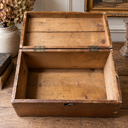 Antique Grand United Order of Odd Fellows Wooden Box
