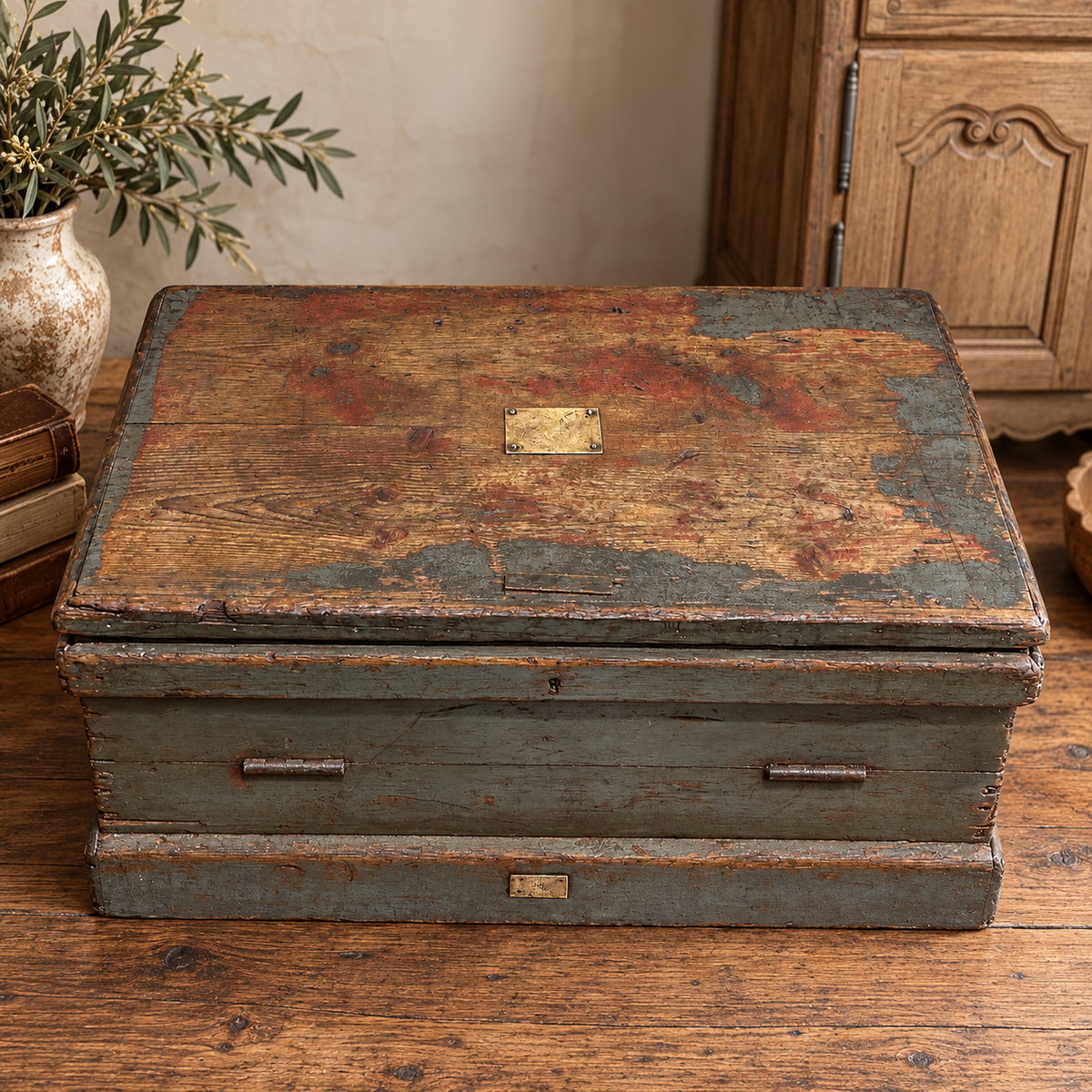Antique Military Footlocker | c. 1900