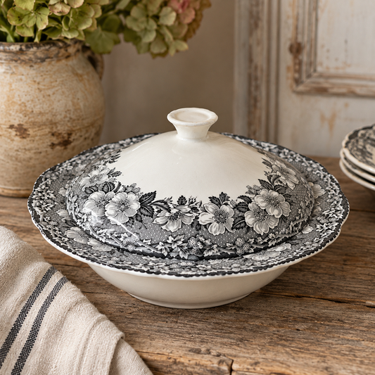 Vintage Enoch Wedgwood “Malverne” Covered Serving Dish