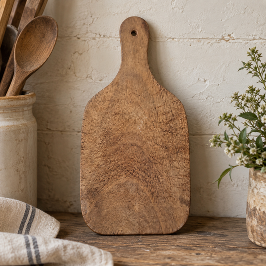 Vintage English Wooden Paddle Board