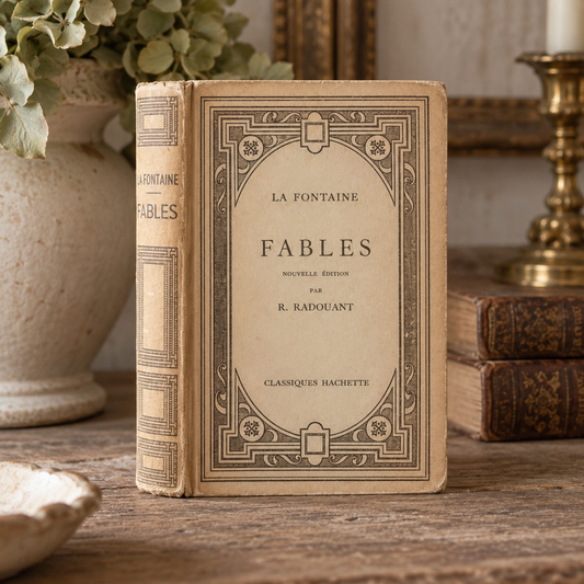 Vintage French La Fontaine Fables – Hachette, 1929