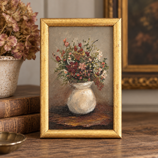 Original Floral Still Life by Dominique Cote
