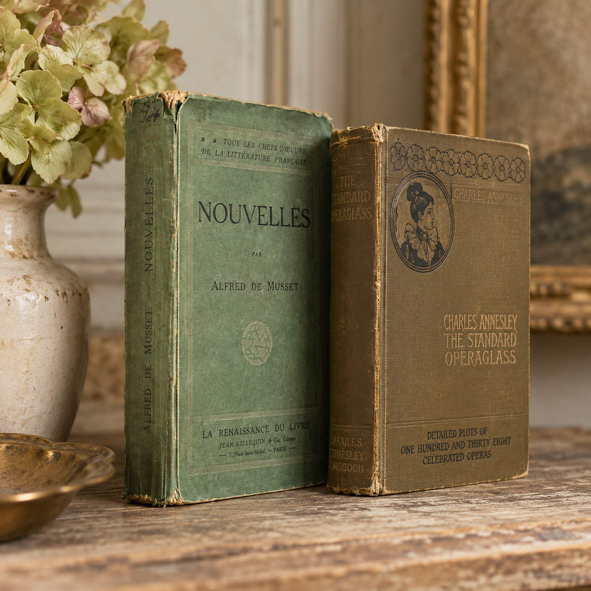 Pair of Early 20th Century European Books | French Literature & Opera