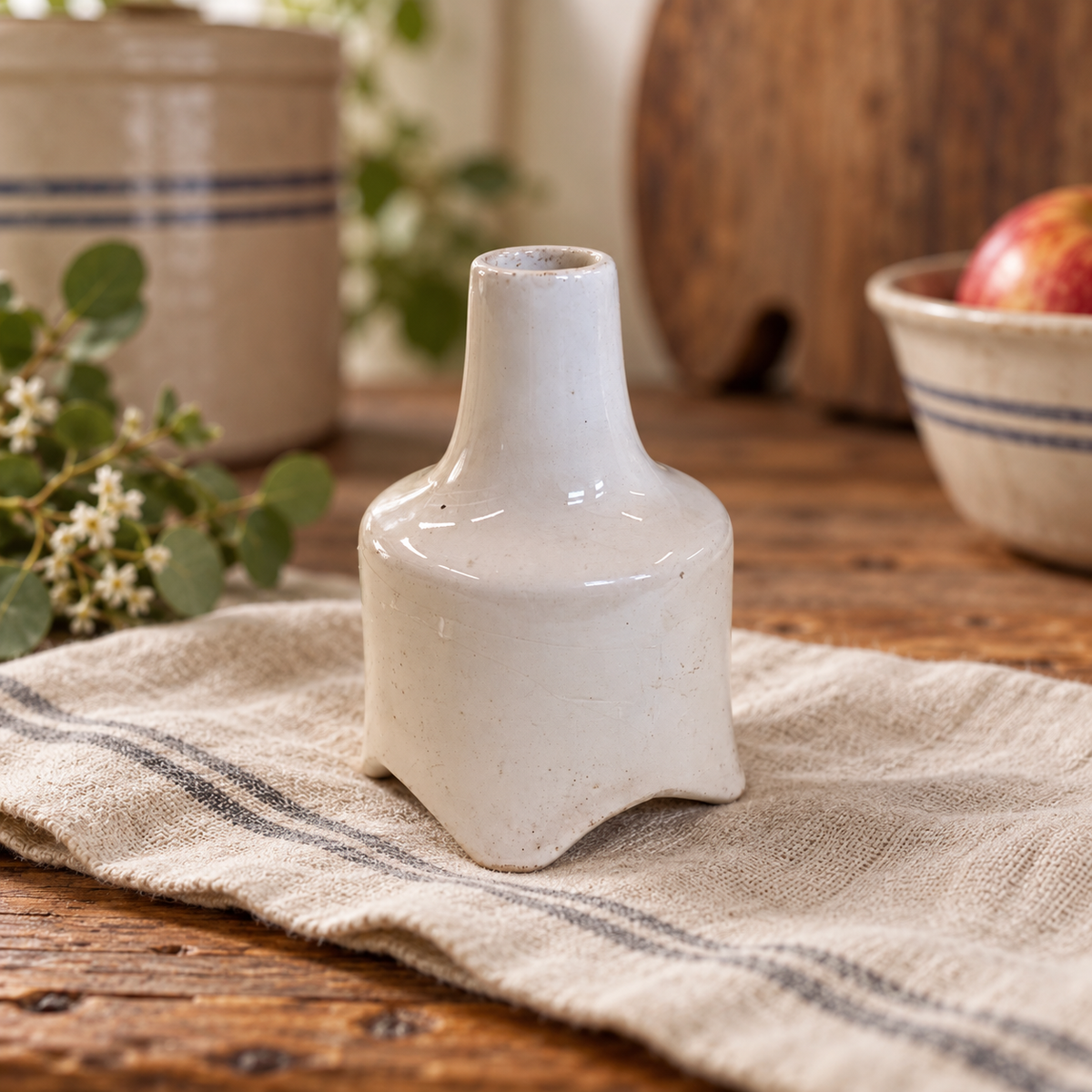 Vintage English Ceramic Pie Funnels