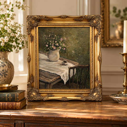 Country Tea | Original Still Life by Dominique Cote